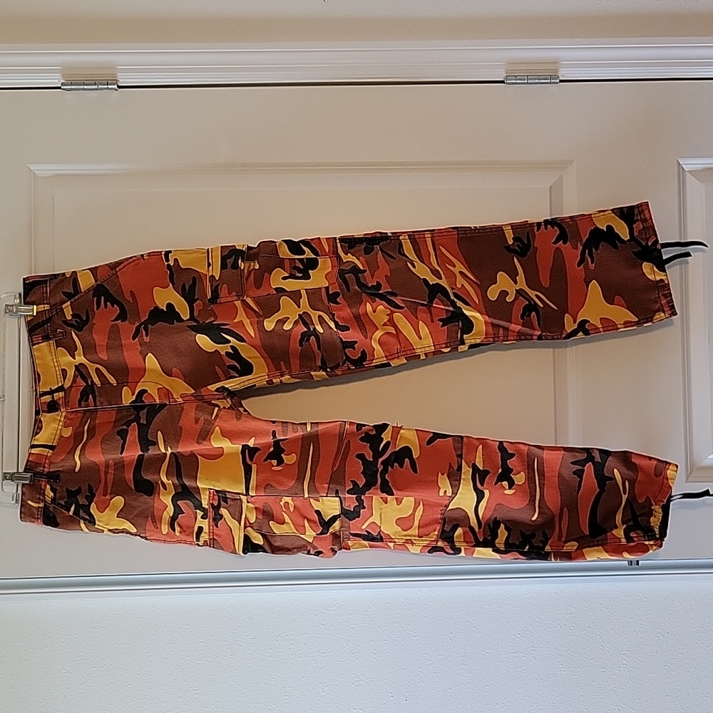 Rothco orange camouflage pants